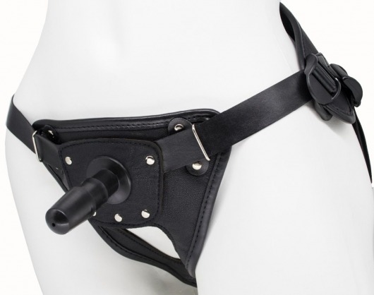 Черный пояс для насадок BEST CLASS STRAP - LOVETOY (А-Полимер) - купить с доставкой в Майкопе