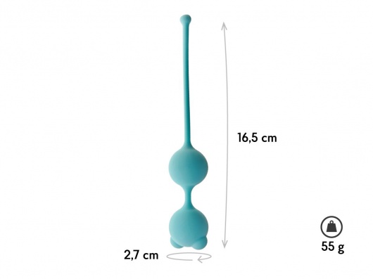 Голубые вагинальные шарики Beta - Le Frivole