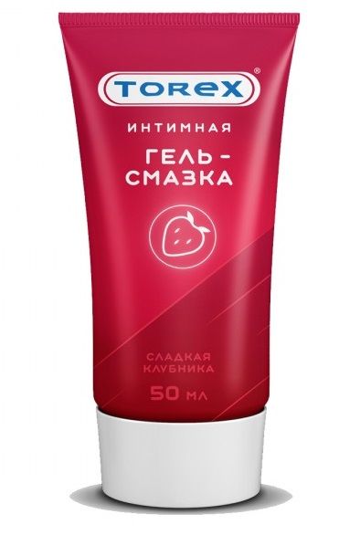 Смазка на водной основе TOREX  Сладкая клубника  - 50 мл. - Torex - купить с доставкой в Майкопе