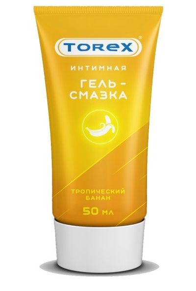 Смазка на водной основе TOREX  Тропический банан  - 50 мл. - Torex - купить с доставкой в Майкопе
