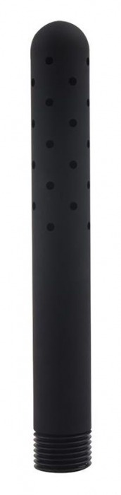 Черная насадка для анального душа ANAL DOUCHE - 15 см. - Dream Toys - купить с доставкой в Майкопе