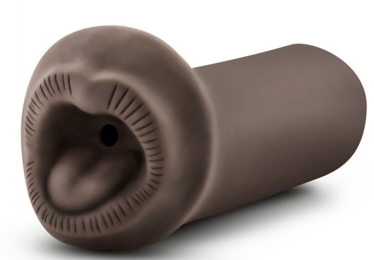 Коричневый мастурбатор-ротик Naughty Nicole - Blush Novelties - в Майкопе купить с доставкой