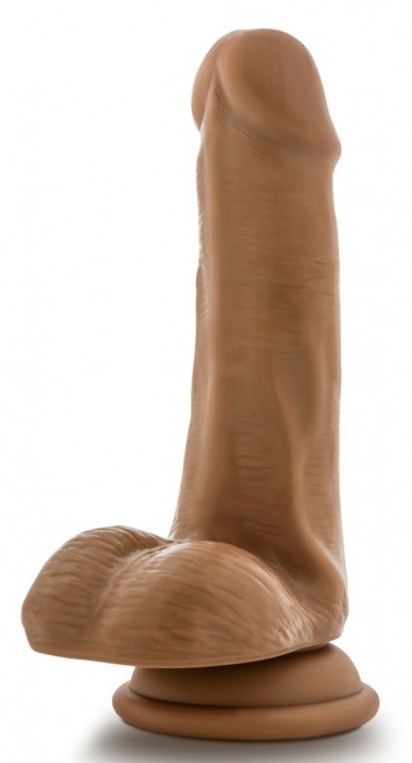 Кофейный фаллоимитатор Captain Mike - 15,24 см. - Blush Novelties
