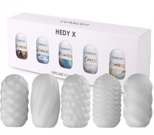 Набор из 5 мастурбаторов Hedy X5 Mixed - Svakom - в Майкопе купить с доставкой
