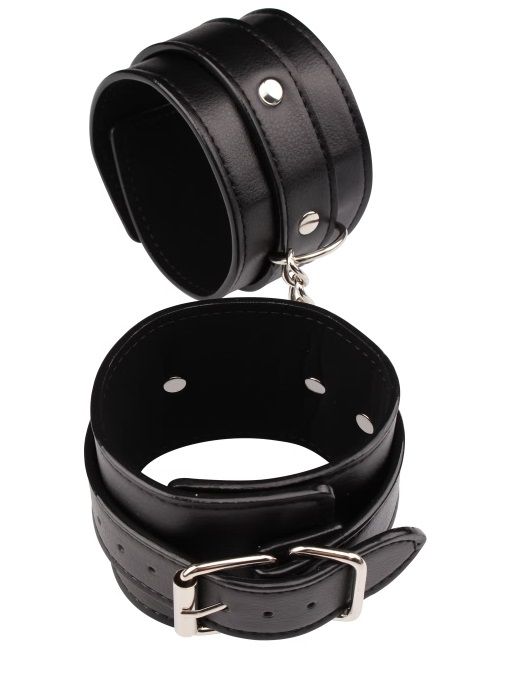 Черные оковы Classic Ankle Cuffs - Chisa - купить с доставкой в Майкопе