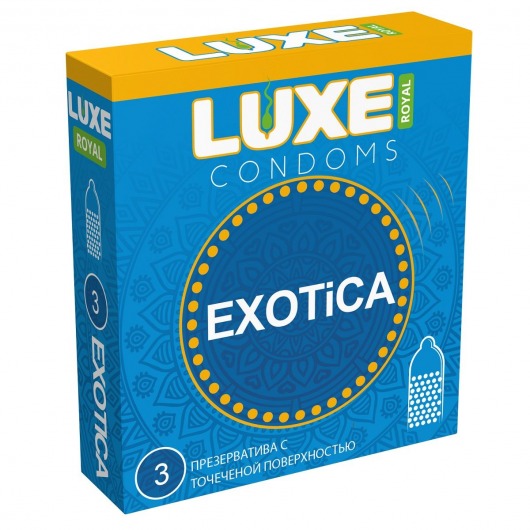 Текстурированные презервативы LUXE Royal Exotica - 3 шт. - Luxe - купить с доставкой в Майкопе