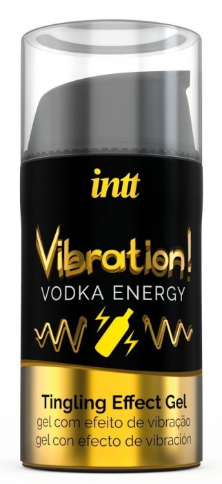 Жидкий интимный гель с эффектом вибрации Vibration! Vodka Energy - 15 мл. - INTT - купить с доставкой в Майкопе