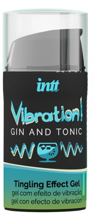 Жидкий интимный гель с эффектом вибрации Vibration! Gin   Tonic - 15 мл. - INTT - купить с доставкой в Майкопе