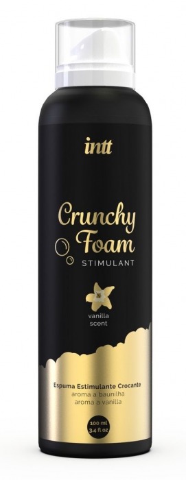 Пенка для массажа Crunchy Foam Stimulant Vanilla - 100 мл. - INTT - купить с доставкой в Майкопе