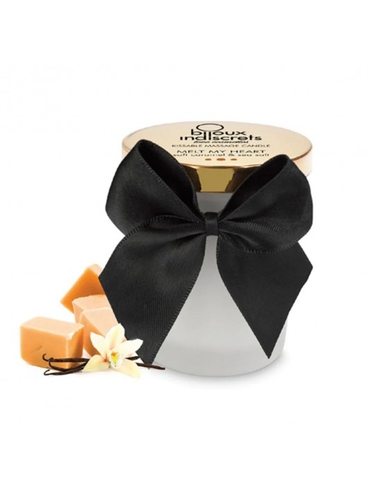 Массажная свеча Melt My Heart с ароматом карамели - 70 мл. - Bijoux Indiscrets - купить с доставкой в Майкопе