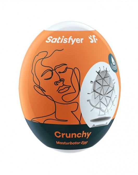 Мастурбатор-яйцо Satisfyer Crunchy Mini Masturbator - Satisfyer - в Майкопе купить с доставкой