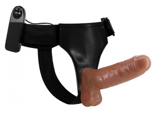 Страпон на трусиках с вибрацией Ultra Passionate Harness - 16 см. - Baile - купить с доставкой в Майкопе