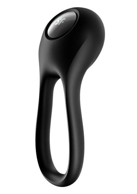 Черное эрекционное виброкольцо Majestic Duo - Satisfyer - в Майкопе купить с доставкой