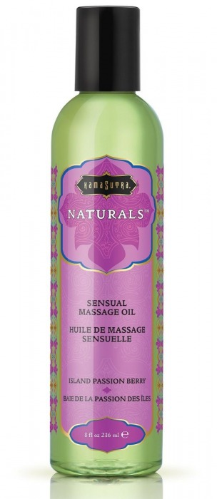 Массажное масло Naturals Island Passion Berry с ароматом тропических фруктов - 236 мл. - Kama Sutra - купить с доставкой в Майкопе