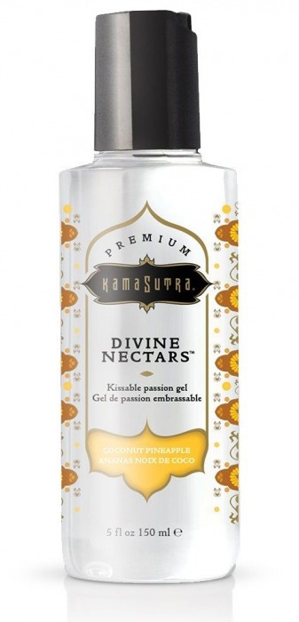 Гель-лубрикант на водной основе Divine Nectars Vanilla с ароматом ванили - 150 мл. - Kama Sutra - купить с доставкой в Майкопе