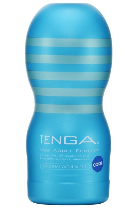Мастурбатор с охлаждающей смазкой TENGA Original Vacuum Cup Cool - Tenga - в Майкопе купить с доставкой