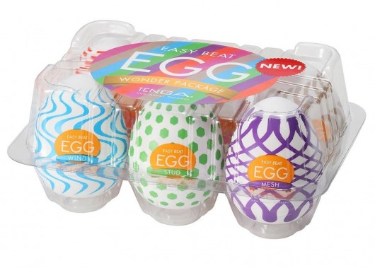 Набор из 6 мастурбаторов Tenga EGG IV с различным рельефом - Tenga - в Майкопе купить с доставкой