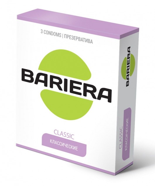 Классические презервативы Bariera Classic - 3 шт. - Bariera - купить с доставкой в Майкопе