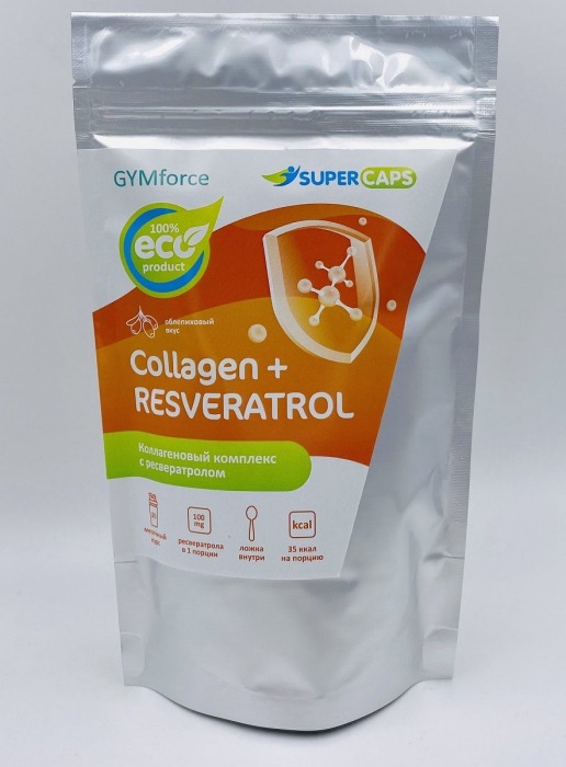 Натуральный коллаген с ресвератролом GYMforce Collagen+ - 150 гр. - SuperCaps - купить с доставкой в Майкопе