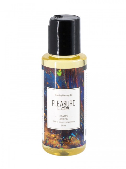 Массажное масло Pleasure Lab Relaxing с ароматом винограда и инжира - 50 мл. - Pleasure Lab - купить с доставкой в Майкопе