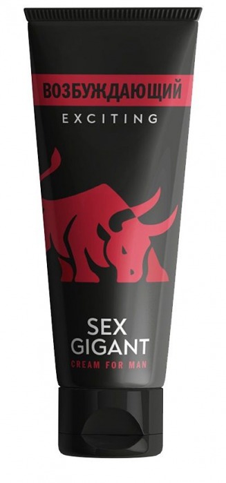 Возбуждающий крем для мужчин Sex Gigant - 80 мл. - Миагра - купить с доставкой в Майкопе