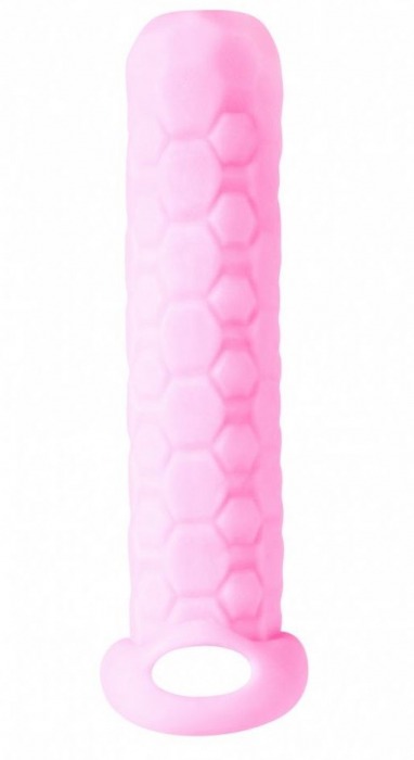 Розовый фаллоудлинитель Homme Long - 13,5 см. - Lola Games - в Майкопе купить с доставкой