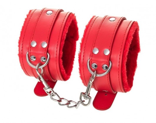 Красные оковы Anonymo из искусственной кожи - ToyFa - купить с доставкой в Майкопе