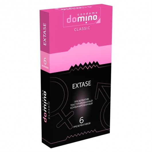 Презервативы с точками и рёбрышками DOMINO Classic Extase - 6 шт. - Domino - купить с доставкой в Майкопе