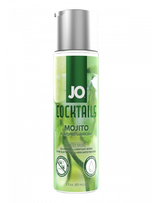 Вкусовой лубрикант на водной основе JO Cocktails Mojito - 60 мл. - System JO - купить с доставкой в Майкопе