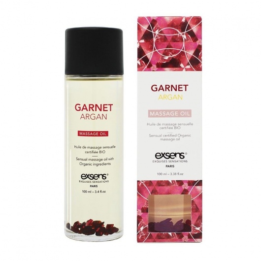 Органическое массажное масло GARNET ARGAN - 100 мл. - Exsens - купить с доставкой в Майкопе