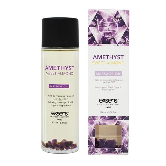 Органическое массажное масло AMETHYST SWEET ALMOND - 100 мл. - Exsens - купить с доставкой в Майкопе