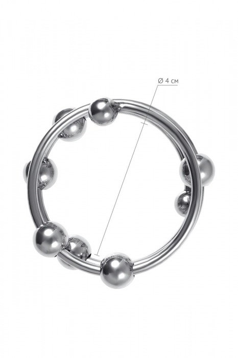 Большое металлическое кольцо под головку пениса - ToyFa - купить с доставкой в Майкопе