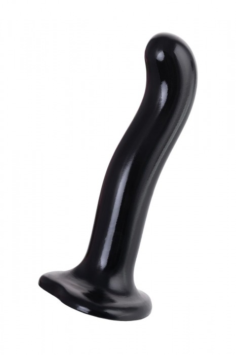 Черный стимулятор для пар P G-Spot Dildo Size M - 18 см. - Strap-on-me - в Майкопе купить с доставкой