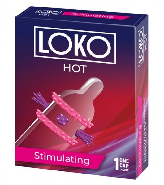 Стимулирующая насадка на пенис LOKO HOT с возбуждающим эффектом - Sitabella - в Майкопе купить с доставкой