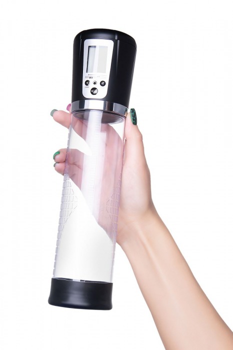 Прозрачная автоматическая помпа для пениса Alrik - Sexus - в Майкопе купить с доставкой