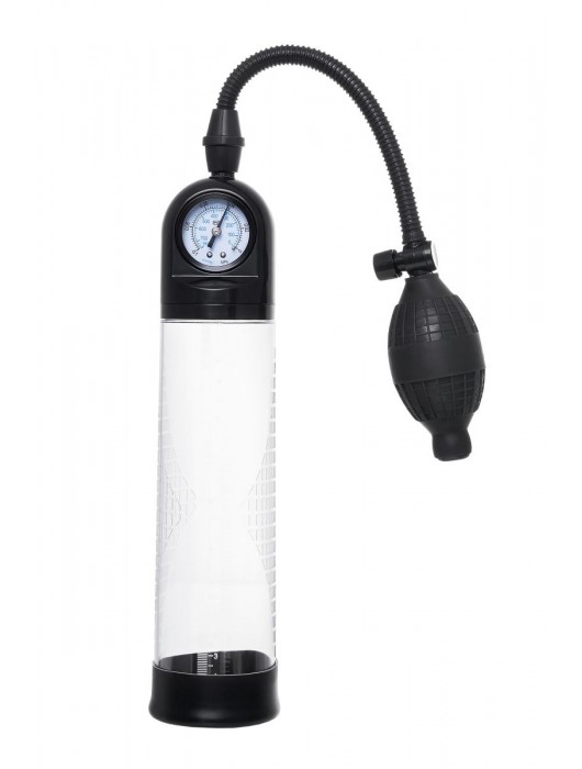 Прозрачная механическая помпа Roald с манометром - Sexus - в Майкопе купить с доставкой