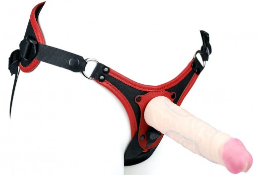 Пояс унисекс UNISEX Style с 2 насадками - LOVETOY (А-Полимер) - купить с доставкой в Майкопе