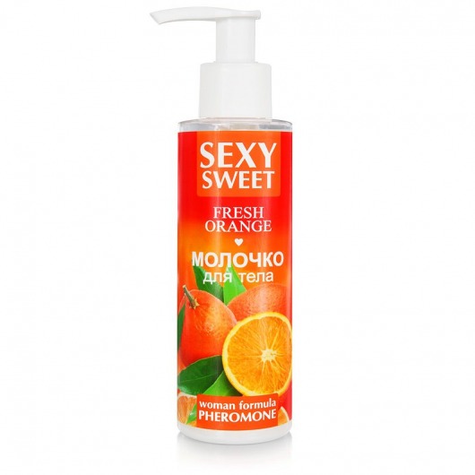 Молочко для тела с феромонами и ароматом апельсина Sexy Sweet Fresh Orange - 150 гр. -  - Магазин феромонов в Майкопе