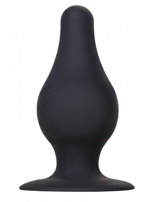 Черная анальная втулка Spade L - 11 см. - Erotist Adult Toys