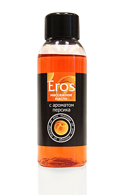 Массажное масло Eros exotic с ароматом персика - 50 мл. - Биоритм - купить с доставкой в Майкопе