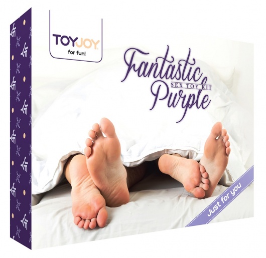 Эротический набор FANTASTIC PURPLE SEX TOY KIT - Toy Joy - купить с доставкой в Майкопе