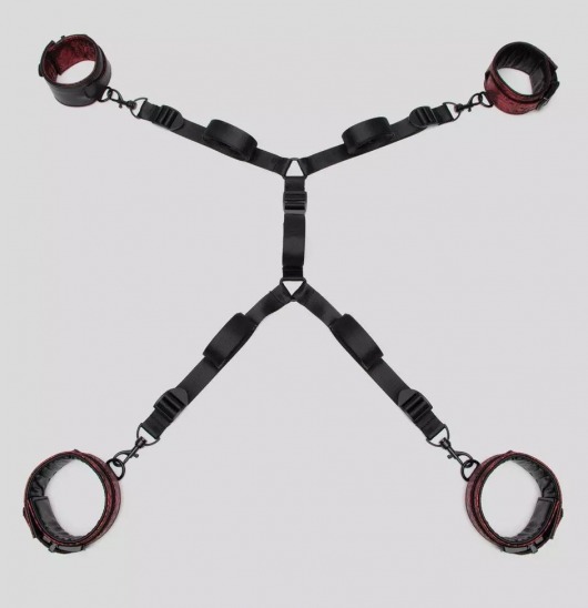 Изысканный набор фиксаций на кровати Reversible Under Mattress Restraint Set - Fifty Shades of Grey - купить с доставкой в Майкопе