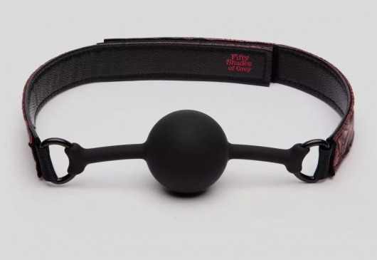 Кляп-шар на двусторонних ремешках Reversible Silicone Ball Gag - Fifty Shades of Grey - купить с доставкой в Майкопе