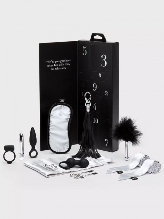 Эротический набор Pleasure Overload 10 Days of Play Gift Set - Fifty Shades of Grey - купить с доставкой в Майкопе