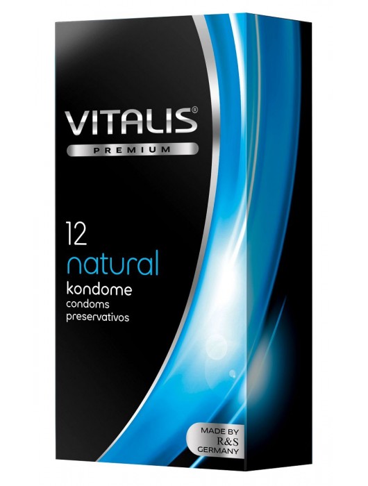 Классические презервативы VITALIS PREMIUM natural - 12 шт. - Vitalis - купить с доставкой в Майкопе