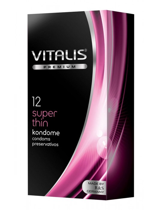 Ультратонкие презервативы VITALIS PREMIUM super thin - 12 шт. - Vitalis - купить с доставкой в Майкопе