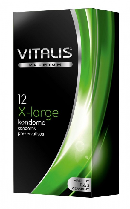 Презервативы увеличенного размера VITALIS PREMIUM x-large - 12 шт. - Vitalis - купить с доставкой в Майкопе