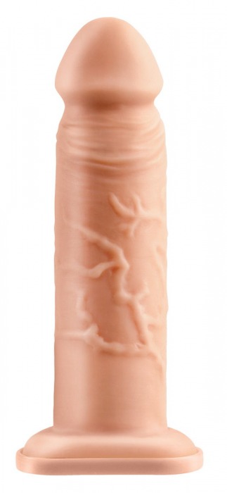 Телесный реалистичный фаллоимитатор с полостью Silicone Hollow Extension - 20 см. - Pipedream - купить с доставкой в Майкопе
