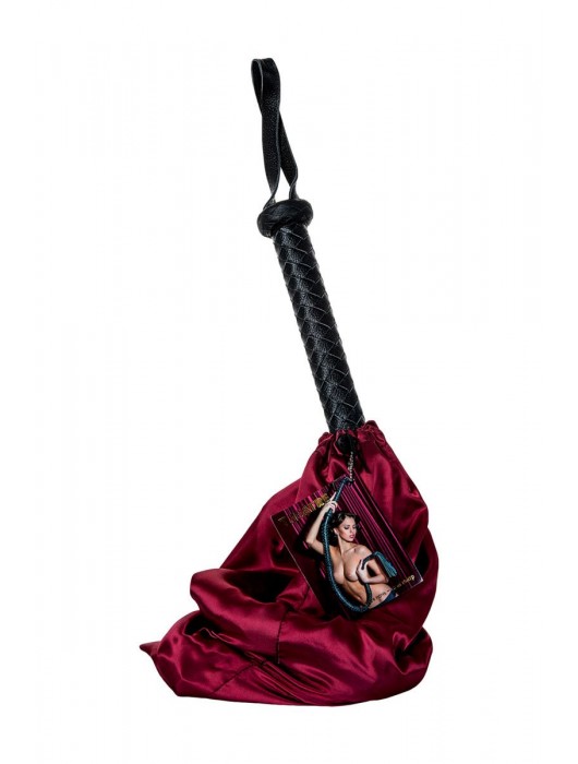 Длинный кожаный кнут с хлопушками на конце - ToyFa - купить с доставкой в Майкопе