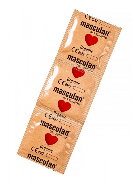 Экологически чистые презервативы Masculan Organic - 3 шт. - Masculan - купить с доставкой в Майкопе